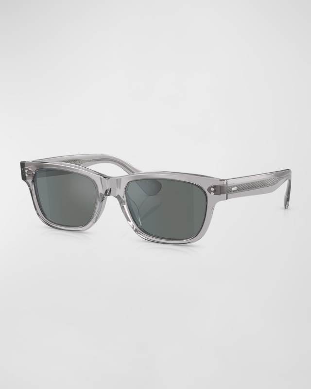 Men's Rosson Sun Acetate Rectangle Sunglasses